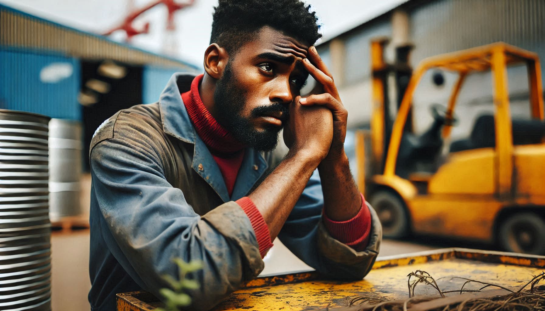 African migrant workers protesting in Lebanon